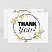 Vielen Dank Postkarte (Vorne/Hinten)