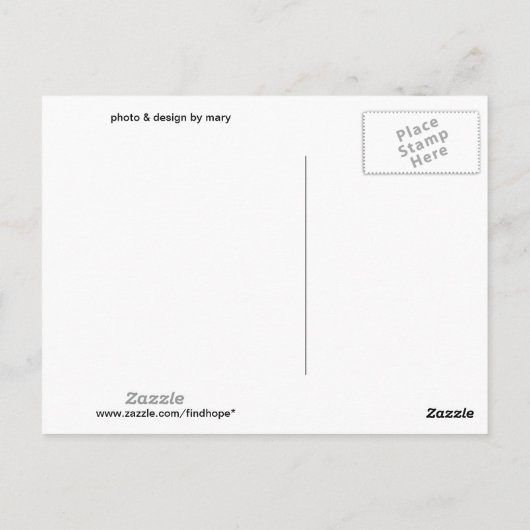 Vielen Dank Postkarte (Rückseite)