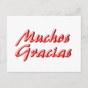 Vielen Dank Postkarte