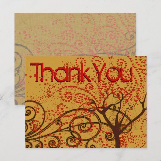 Vielen Dank Postkarte (Vorne/Hinten)