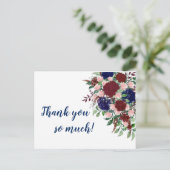 Vielen Dank, Postkarte (Stehend Vorderseite)