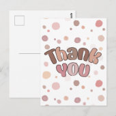 Vielen Dank Postkarte (Vorne/Hinten)