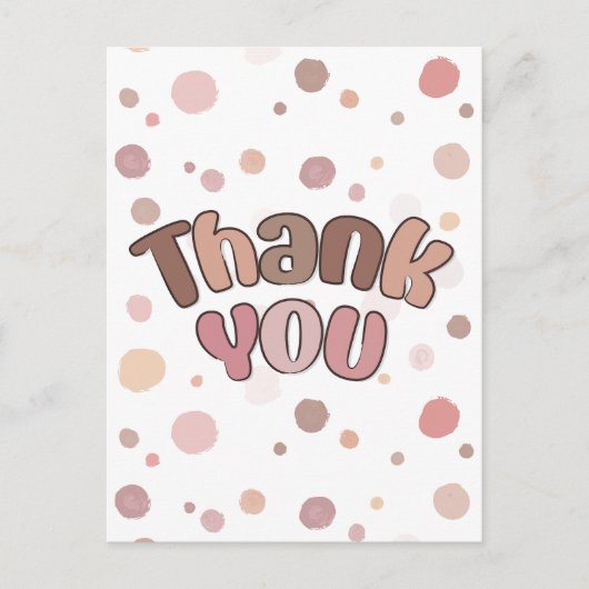 Vielen Dank Postkarte (Vorderseite)