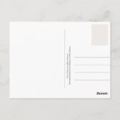 Vielen Dank Postkarte (Rückseite)