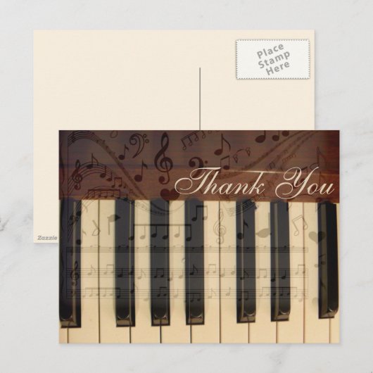 Vielen Dank Postkarte (Vorne/Hinten)