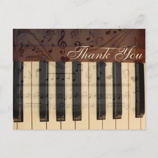 Vielen Dank Postkarte (Vorderseite)