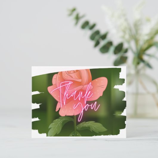 Vielen Dank, Postkarte (Stehend Vorderseite)