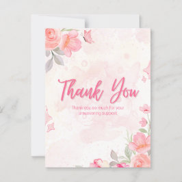 Vielen Dank Postkarte