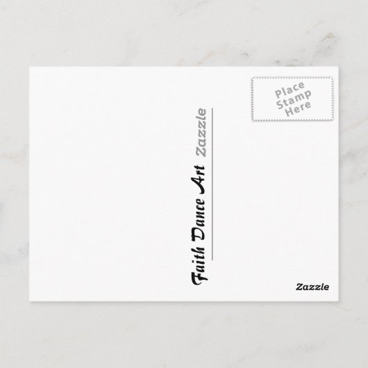 Vielen Dank Postkarte (Rückseite)