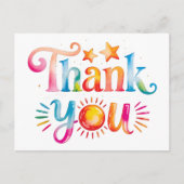 Vielen Dank Postkarte (Vorderseite)