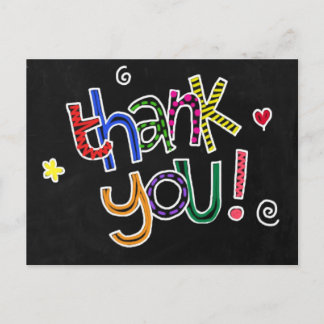 Vielen Dank, Postkarte