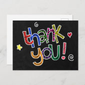 Vielen Dank, Postkarte (Vorne/Hinten)