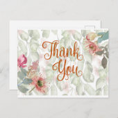 Vielen Dank Postkarte (Vorne/Hinten)