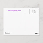 Vielen Dank, Postkarte (Rückseite)