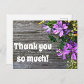 Vielen Dank Postkarte (Vorne/Hinten)