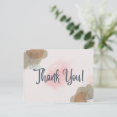 Vielen Dank Postkarte (Stehend Vorderseite)