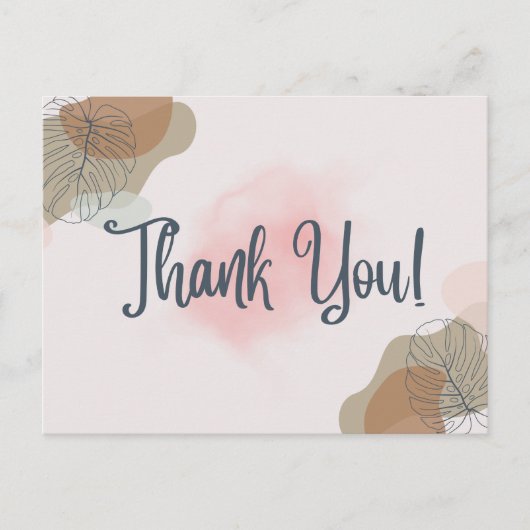 Vielen Dank Postkarte (Vorderseite)