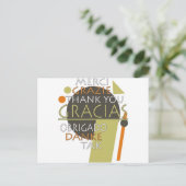 Vielen Dank Postkarte (Stehend Vorderseite)