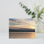 Vielen Dank, Postkarte (Stehend Vorderseite)