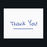 Vielen Dank, Postkarte<br><div class="desc">Dies ist eine süße,  kurze und einfache Art,  Dankeschön an einen geliebten zu sagen! Diese sind großartig für Dankeschön-Karten nach Abschluss-Partys,  Geburtstage,  Hochzeiten,  Brautpartys,  Babyduschen,  und mehr!</div>