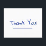 Vielen Dank, Postkarte<br><div class="desc">Dies ist eine süße,  kurze und einfache Art,  Dankeschön an einen geliebten zu sagen! Diese sind großartig für Dankeschön-Karten nach Abschluss-Partys,  Geburtstage,  Hochzeiten,  Brautpartys,  Babyduschen,  und mehr!</div>