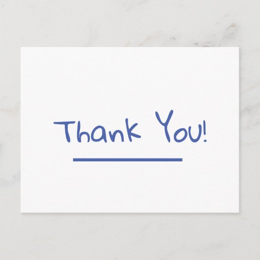 Vielen Dank, Postkarte (Vorderseite)