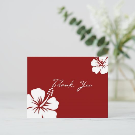 Vielen Dank, Postkarte (Stehend Vorderseite)