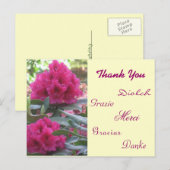 Vielen Dank Postkarte (Vorne/Hinten)