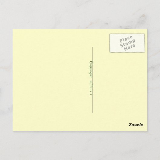 Vielen Dank Postkarte (Rückseite)