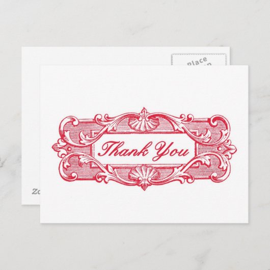 Vielen Dank, Postkarte (Vorne/Hinten)