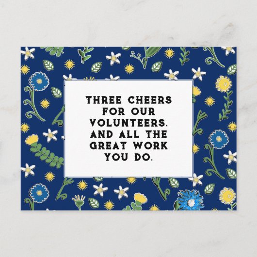 Vielen Dank Postkarte (Vorderseite)