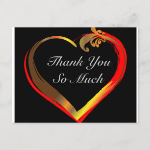 Vielen Dank Postkarte