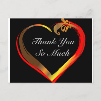 Vielen Dank Postkarte