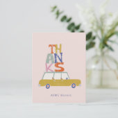 Vielen Dank Postkarte (Stehend Vorderseite)