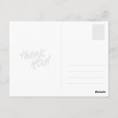 Vielen Dank, Postkarte (Rückseite)