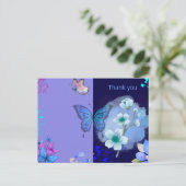 Vielen Dank Postkarte (Stehend Vorderseite)