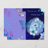 Vielen Dank Postkarte (Vorne/Hinten)