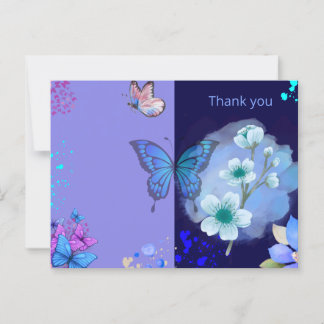 Vielen Dank Postkarte