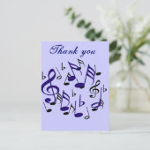 Vielen Dank Postkarte (Stehend Vorderseite)