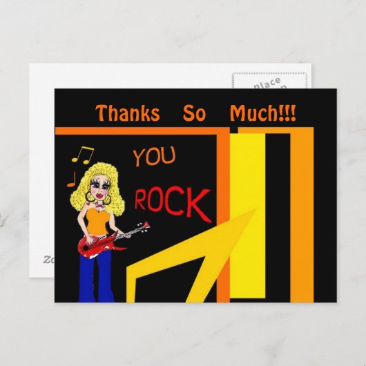 Vielen Dank Postkarten (Vorne/Hinten)