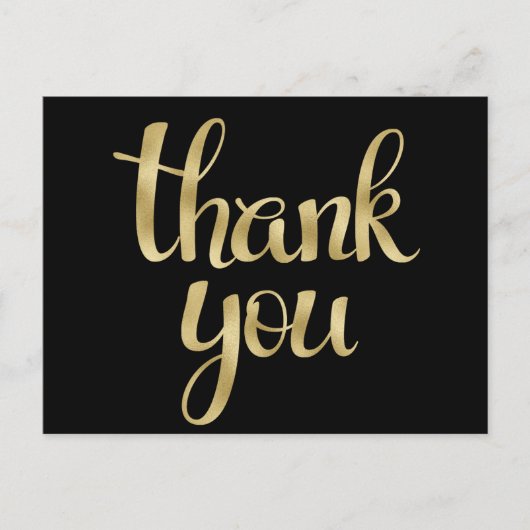 Vielen Dank, Postkarten, Folie Schriftart Postkarte (Vorderseite)