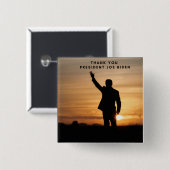 Vielen Dank, Präsident Joe Biden Button (Vorne & Hinten)