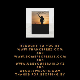 Vielen Dank, Präsident Joe Biden Dankeskarte