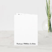 Vielen Dank, Präsident Joe Biden Dankeskarte (Rückseite)