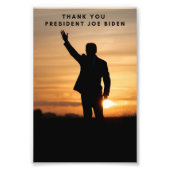 Vielen Dank, Präsident Joe Biden Fotodruck (Vorne)