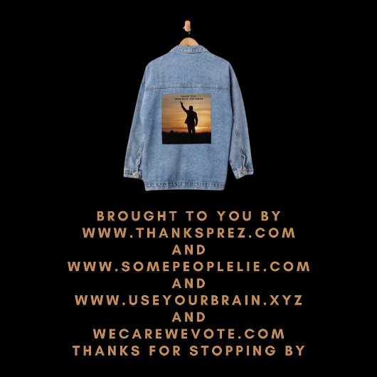 Vielen Dank, Präsident Joe Biden Jeansjacke