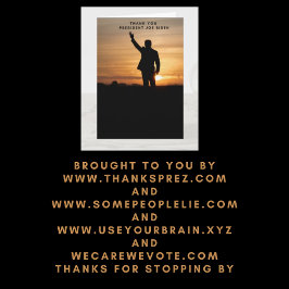 Vielen Dank, Präsident Joe Biden Karte