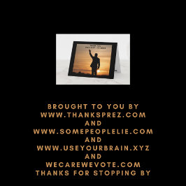 Vielen Dank, Präsident Joe Biden Karte