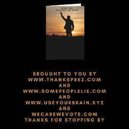 Vielen Dank, Präsident Joe Biden Karte