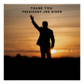 Vielen Dank, Präsident Joe Biden Poster (Vorderseite)